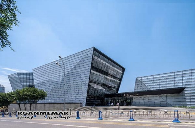 معماری و طراحی داخلی کتابخانه مرکزی در چین